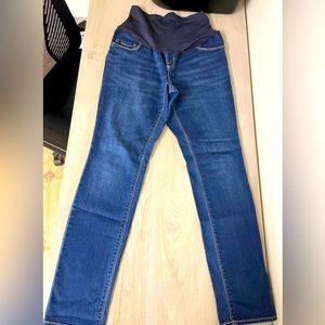 Maternity Straight Cut Jeans Full Panel